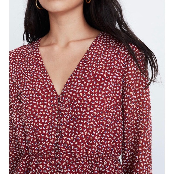 EUC Madewell Overture Top in Ditsy Flowers (Medium) - Picture 5 of 7